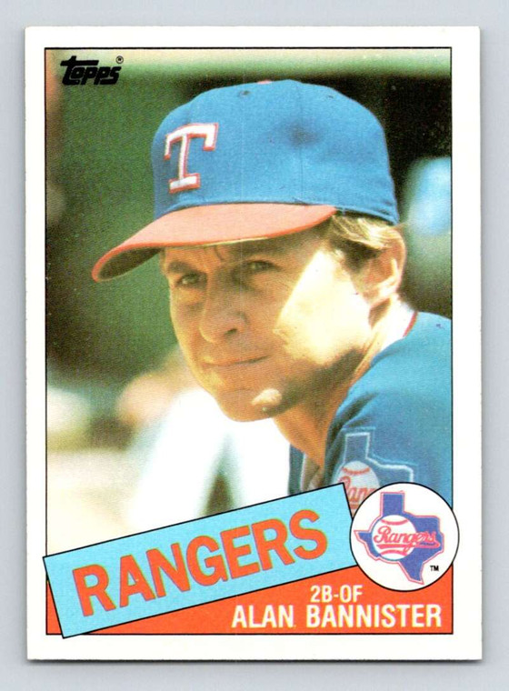 1985 Topps #76 Alan Bannister VG Texas Rangers 