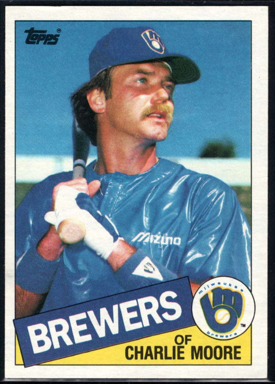 1985 Topps #83 Charlie Moore VG Milwaukee Brewers 