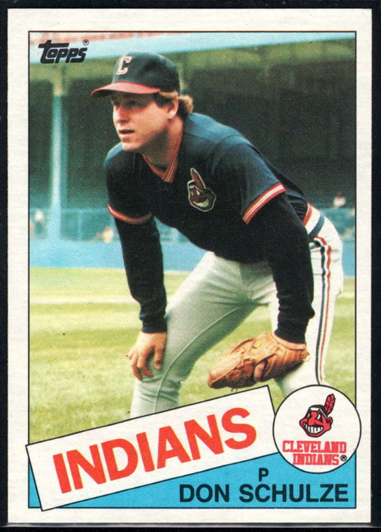 1985 Topps #93 Don Schulze VG Cleveland Indians 