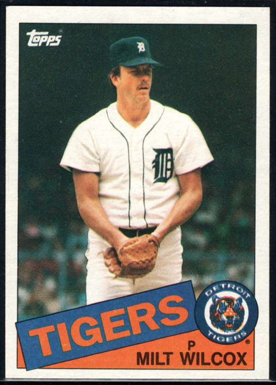 1985 Topps #99 Milt Wilcox VG Detroit Tigers 