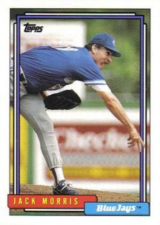 1992 Topps Traded #77T Jack Morris VG Toronto Blue Jays 