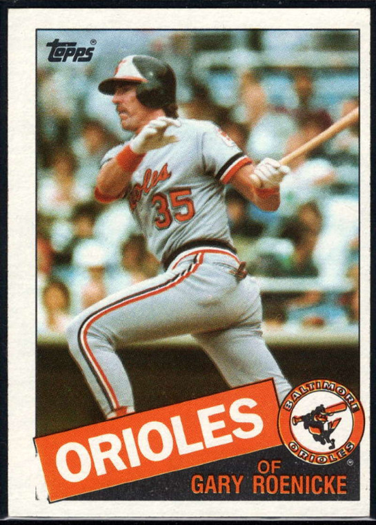 1985 Topps #109 Gary Roenicke VG Baltimore Orioles 