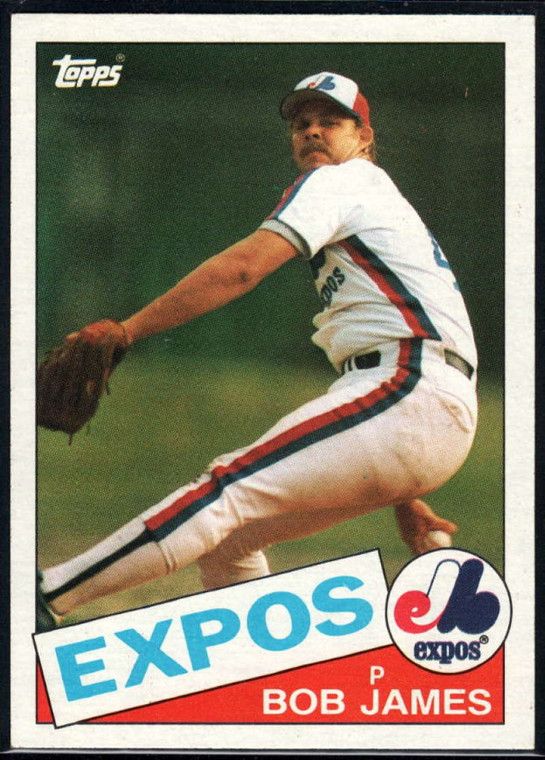 1985 Topps #114 Bob James VG Montreal Expos 