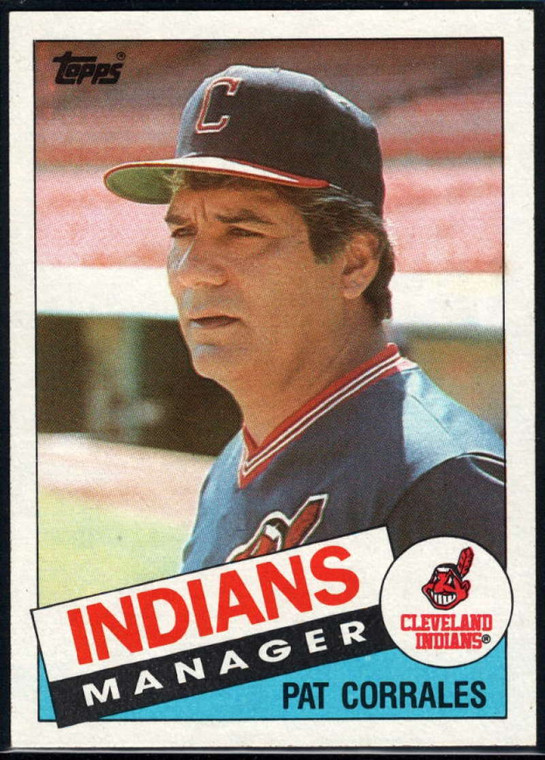1985 Topps #119 Pat Corrales MG VG Cleveland Indians 