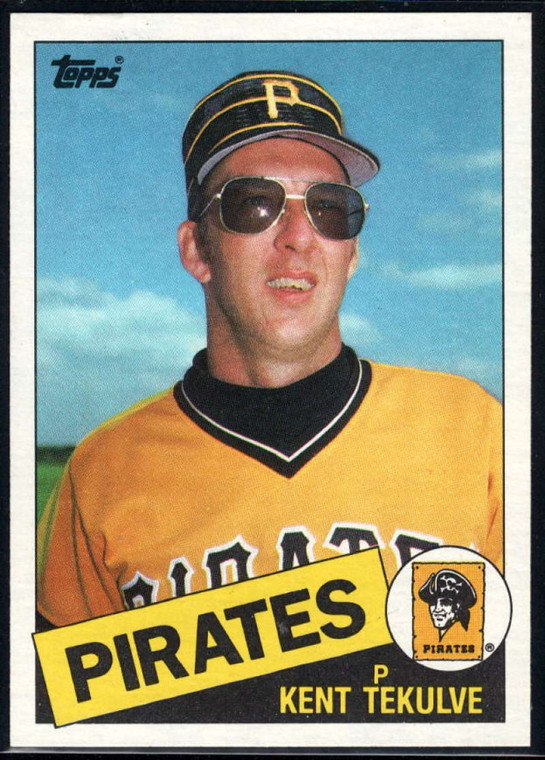 1985 Topps #125 Kent Tekulve VG Pittsburgh Pirates 