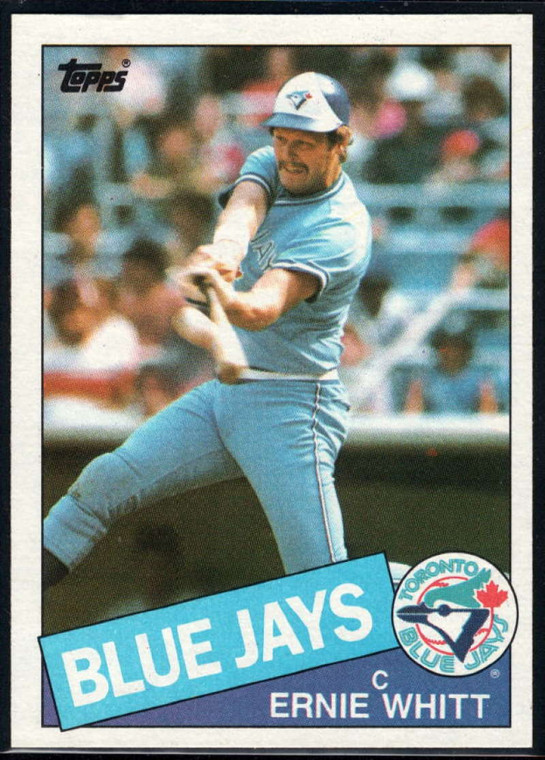 1985 Topps #128 Ernie Whitt VG Toronto Blue Jays 