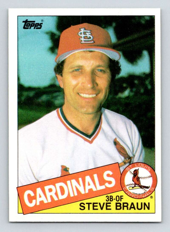 1985 Topps #152 Steve Braun VG St. Louis Cardinals 