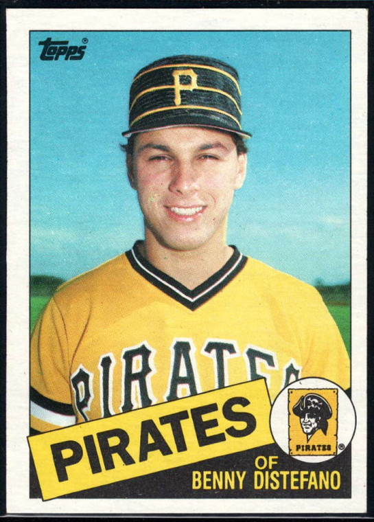 1985 Topps #162 Benny Distefano VG RC Rookie Pittsburgh Pirates 