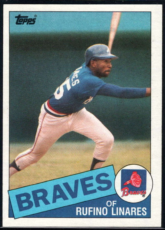 1985 Topps #167 Rufino Linares VG Atlanta Braves 