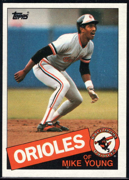 1985 Topps #173 Mike Young VG Baltimore Orioles 