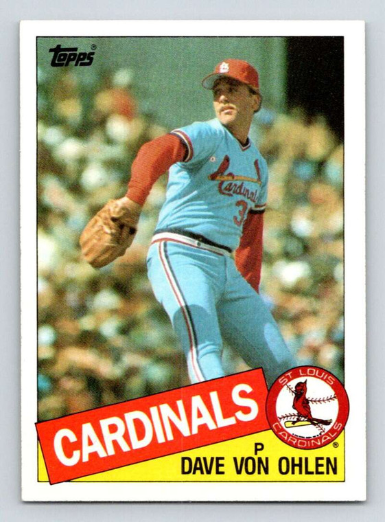 1985 Topps #177 Dave Von Ohlen VG St. Louis Cardinals 