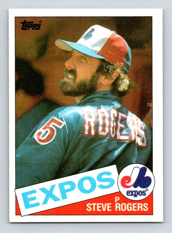 1985 Topps #205 Steve Rogers VG Montreal Expos 