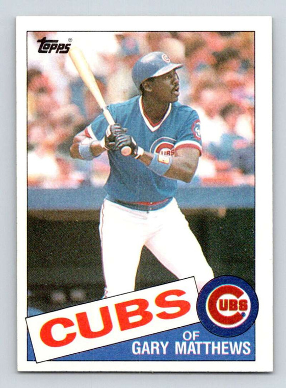 1985 Topps #210 Gary Matthews VG Chicago Cubs 