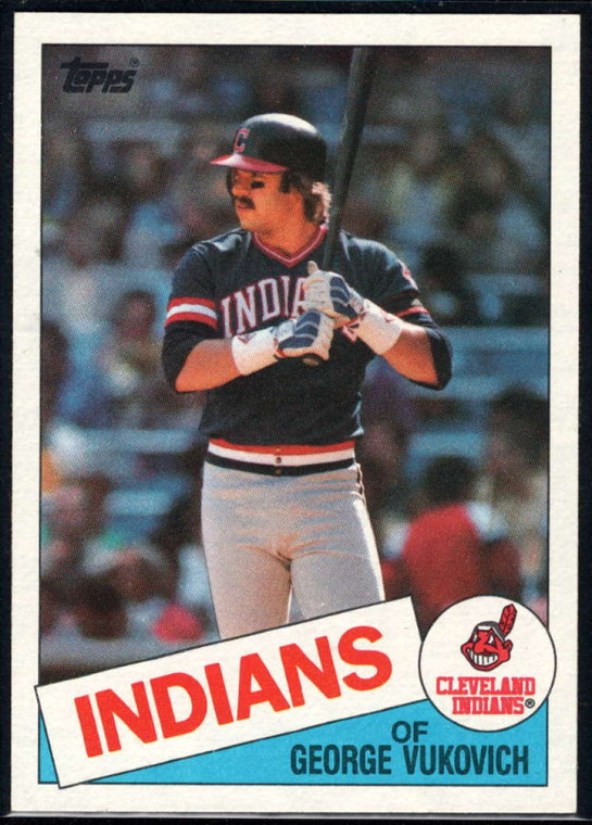 1985 Topps #212 George Vukovich VG Cleveland Indians 