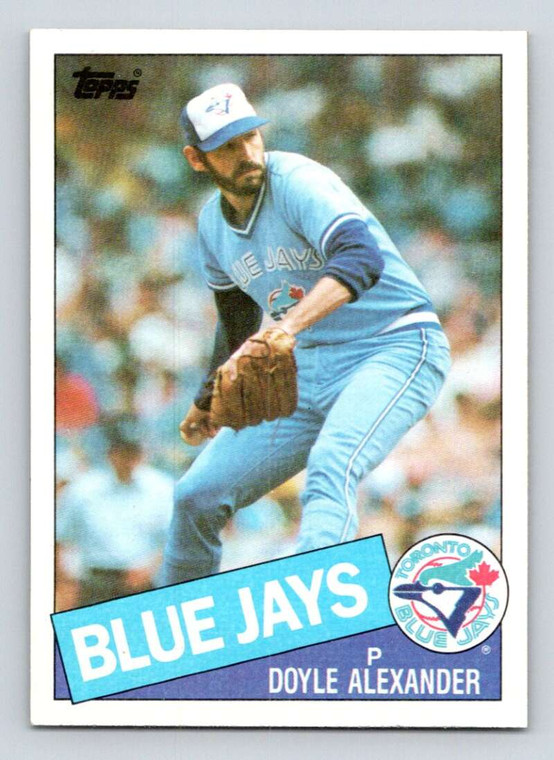 1985 Topps #218 Doyle Alexander VG Toronto Blue Jays 