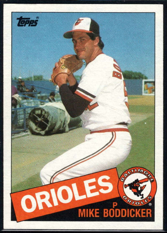 1985 Topps #225 Mike Boddicker VG Baltimore Orioles 