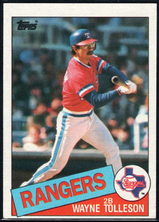 1985 Topps #247 Wayne Tolleson VG Texas Rangers 