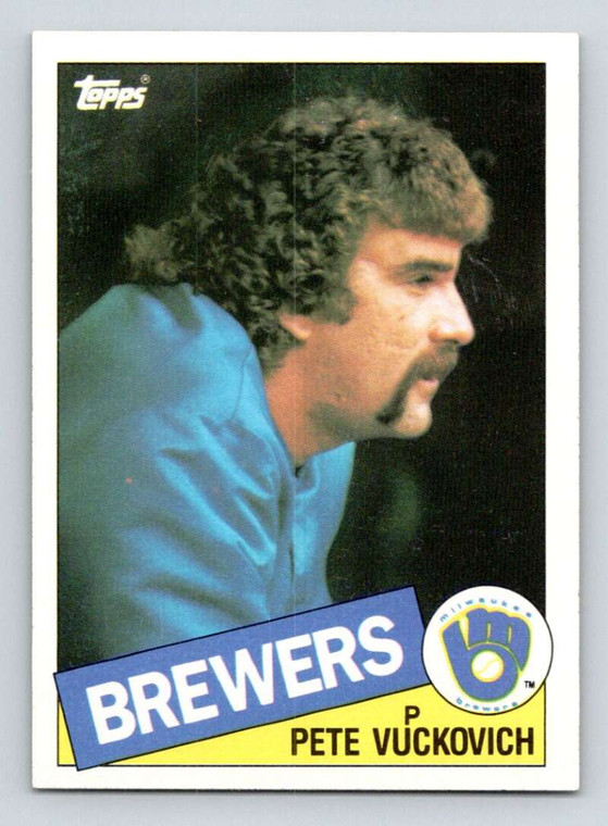 1985 Topps #254 Pete Vuckovich VG Milwaukee Brewers 