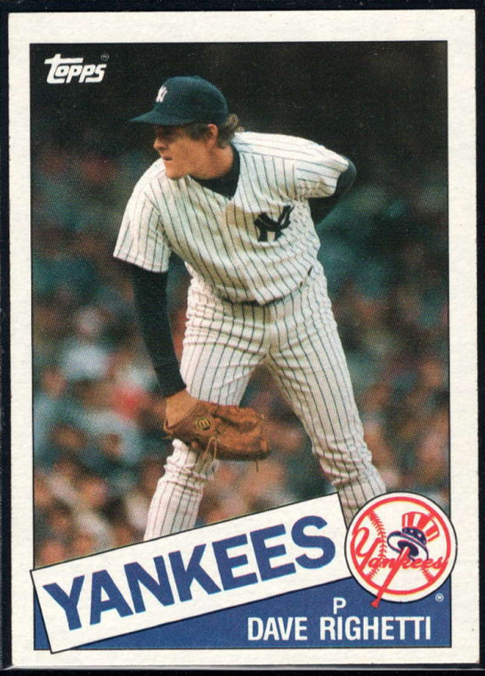 1985 Topps #260 Dave Righetti VG New York Yankees 