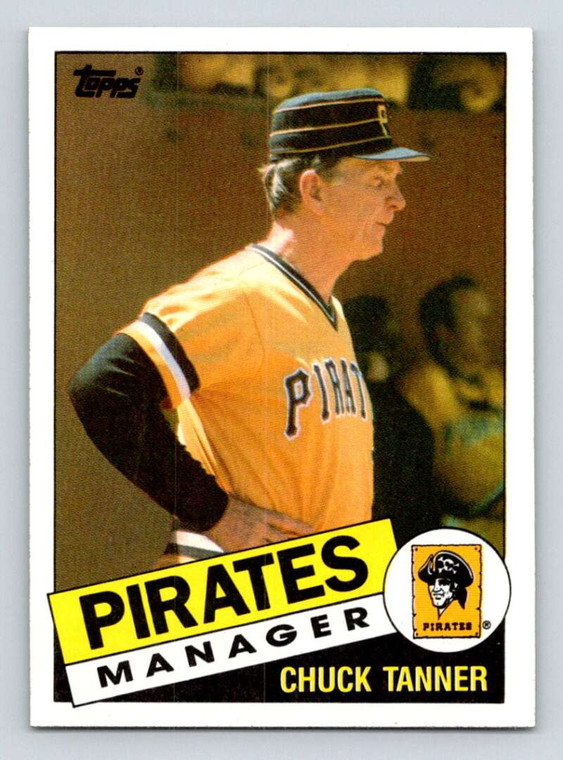1985 Topps #268 Chuck Tanner MG VG Pittsburgh Pirates 