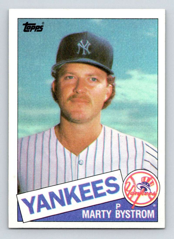 1985 Topps #284 Marty Bystrom VG New York Yankees 