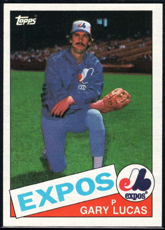 1985 Topps #297 Gary Lucas VG Montreal Expos 