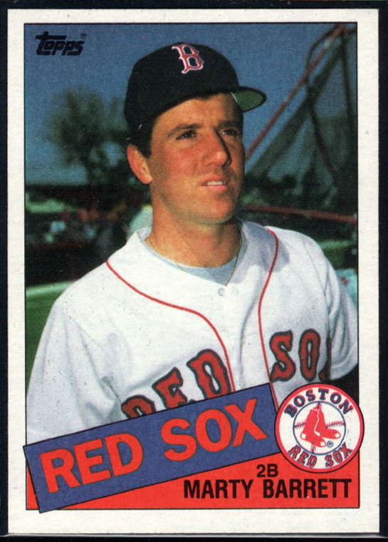1985 Topps #298 Marty Barrett VG Boston Red Sox 