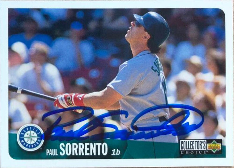 Paul Sorrento Autographed 1996 Collector's Choice #727