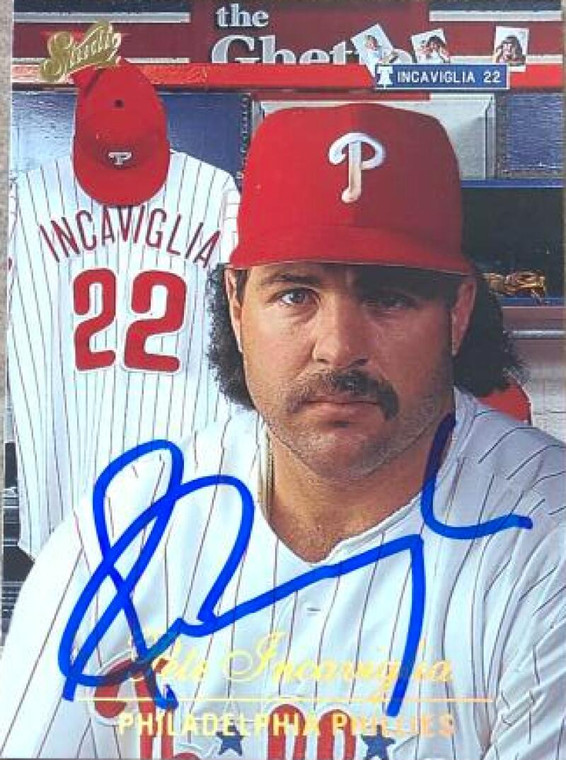 Pete Incaviglia Autographed 1994 Studio #140