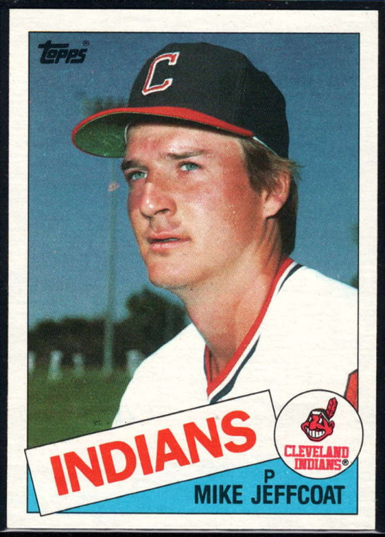 1985 Topps #303 Mike Jeffcoat VG Cleveland Indians 