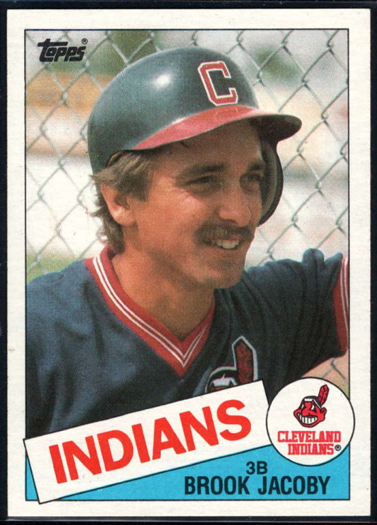1985 Topps #327 Brook Jacoby VG Cleveland Indians 