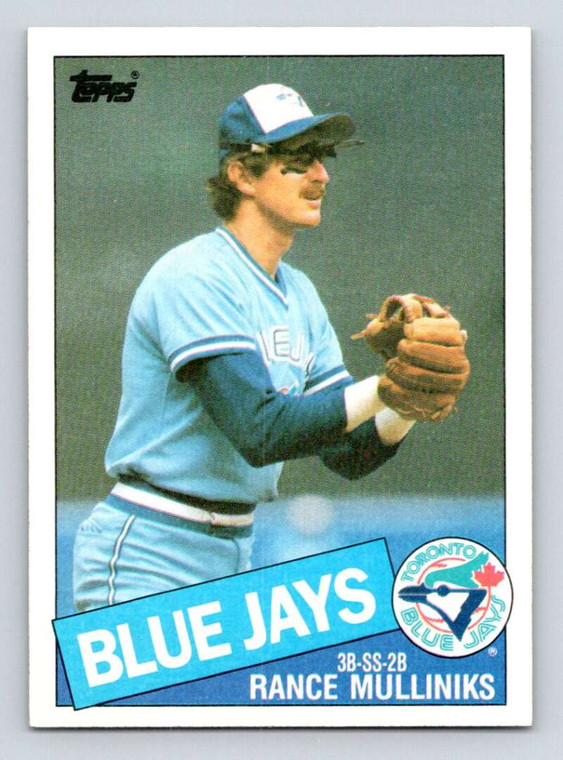 1985 Topps #336 Rance Mulliniks VG Toronto Blue Jays 