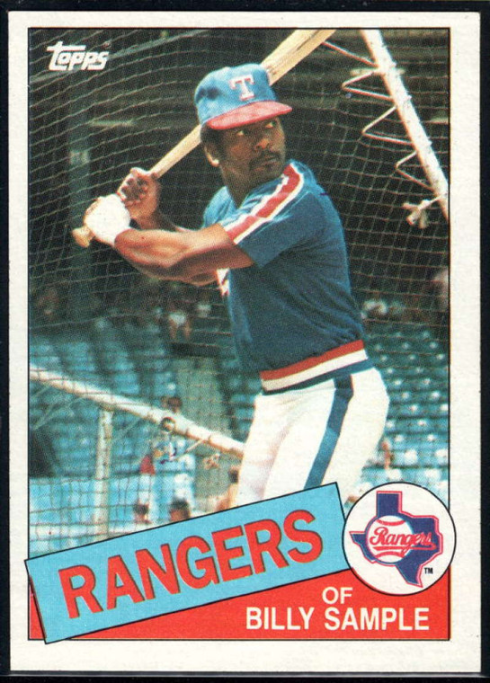 1985 Topps #337 Billy Sample VG Texas Rangers 