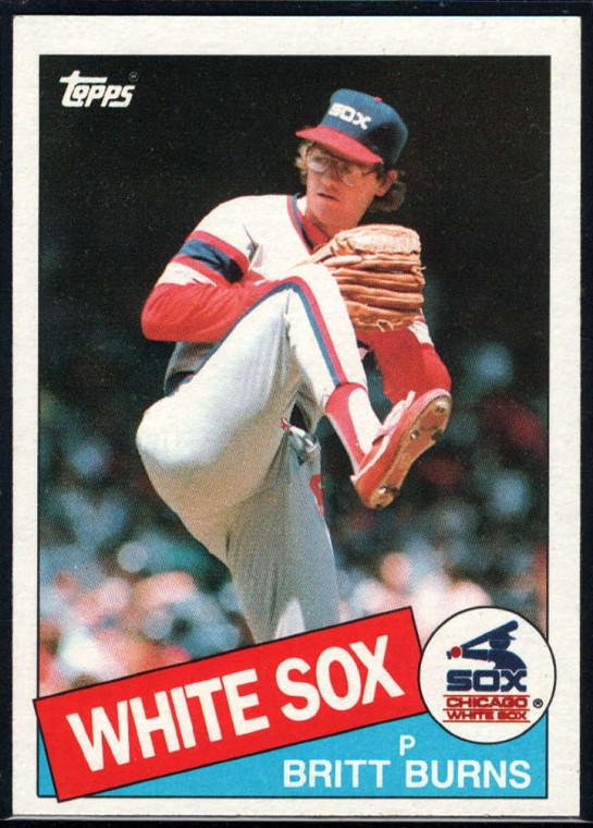 1985 Topps #338 Britt Burns VG Chicago White Sox 