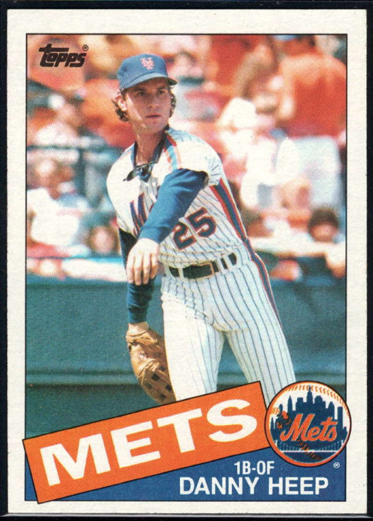 1985 Topps #339 Danny Heep VG New York Mets 