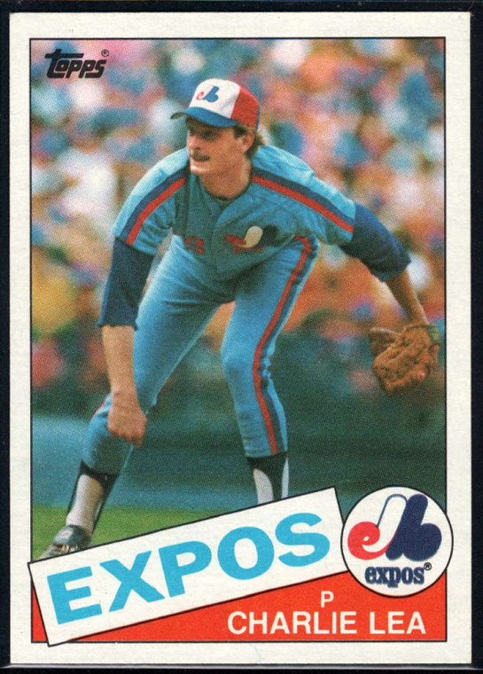 1985 Topps #345 Charlie Lea VG Montreal Expos 