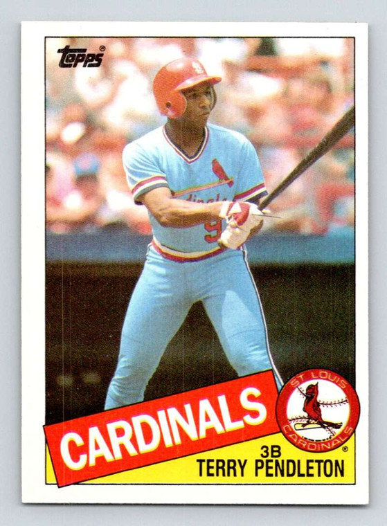 1985 Topps #346 Terry Pendleton VG RC Rookie St. Louis Cardinals 