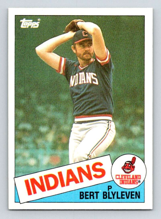 1985 Topps #355 Bert Blyleven VG Cleveland Indians 