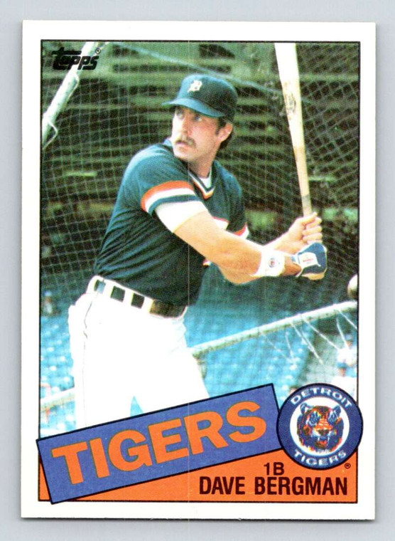 1985 Topps #368 Dave Bergman VG Detroit Tigers 