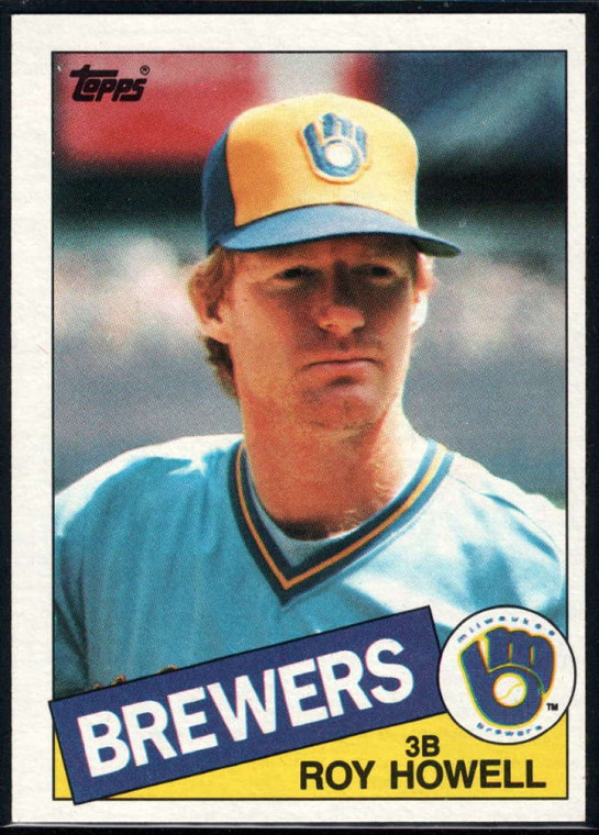 1985 Topps #372 Roy Howell VG Milwaukee Brewers 