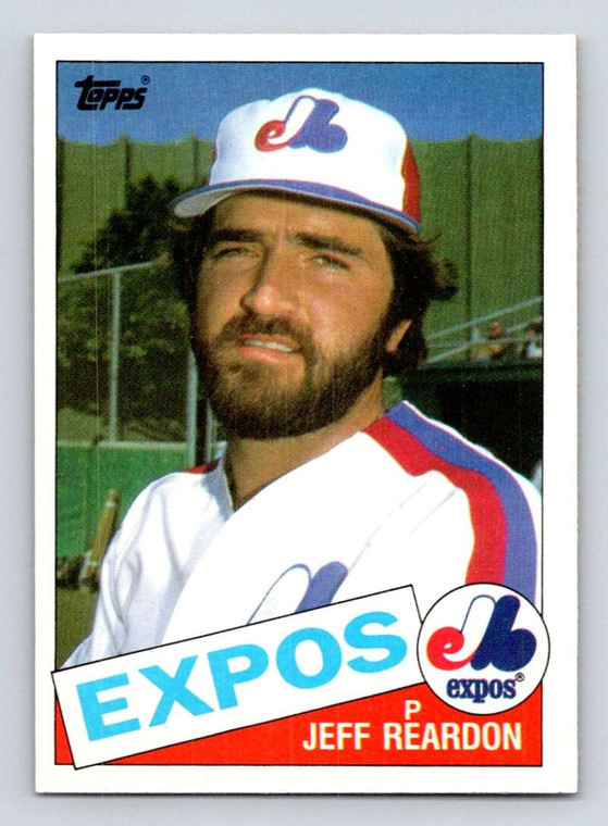 1985 Topps #375 Jeff Reardon VG Montreal Expos 