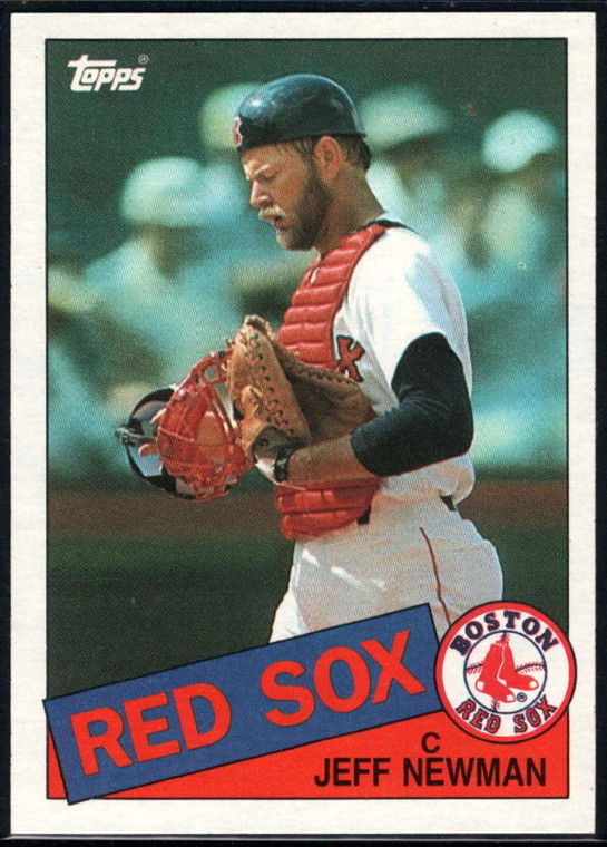1985 Topps #376 Jeff Newman VG Boston Red Sox 