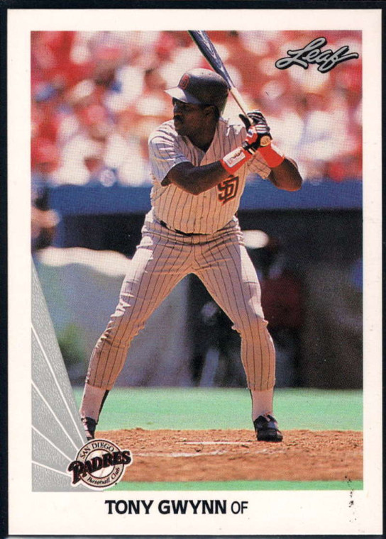 1990 Leaf #154 Tony Gwynn VG San Diego Padres 