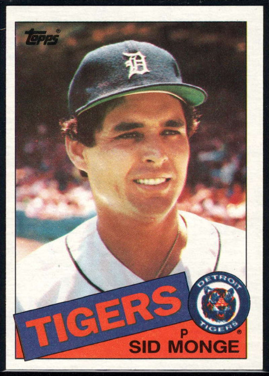 1985 Topps #408 Sid Monge VG Detroit Tigers 
