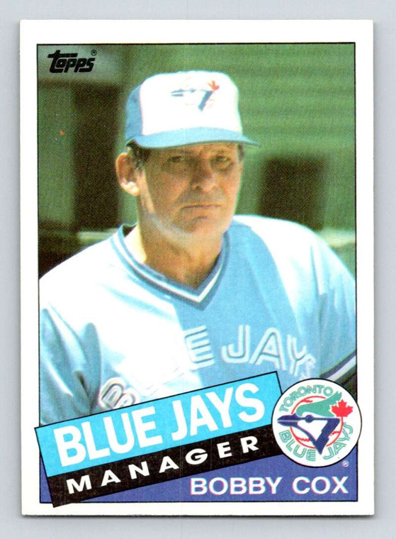 1985 Topps #411 Bobby Cox MG VG Toronto Blue Jays 