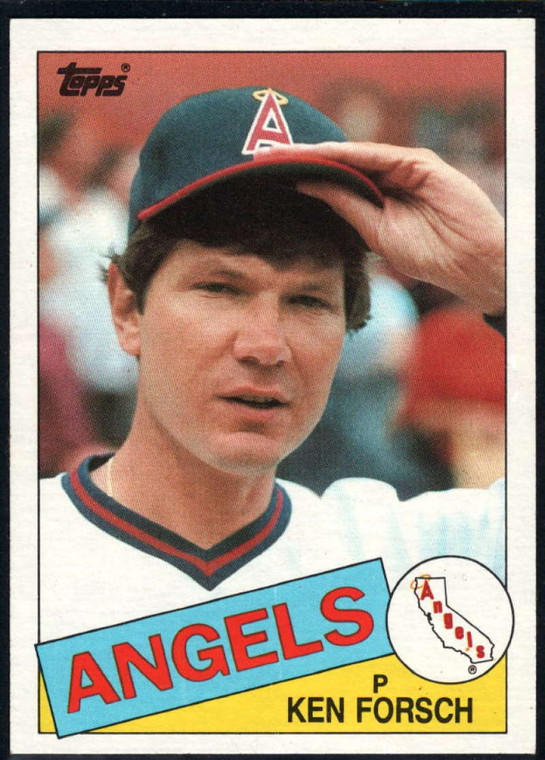 1985 Topps #442 Ken Forsch VG California Angels 