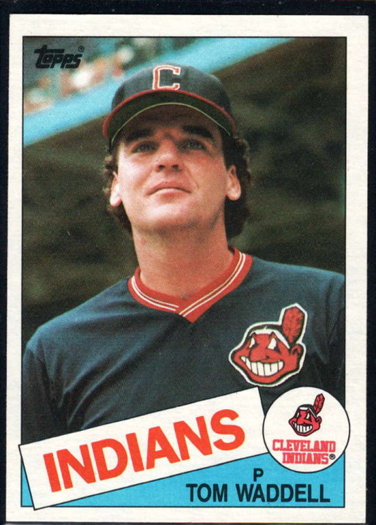 1985 Topps #453 Tom Waddell VG Cleveland Indians 