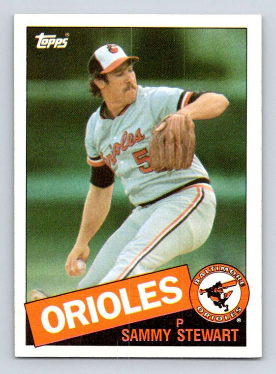 1985 Topps #469 Sammy Stewart VG Baltimore Orioles 