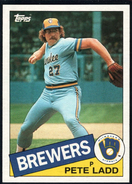 1985 Topps #471 Pete Ladd VG Milwaukee Brewers 