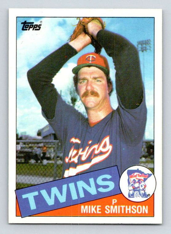 1985 Topps #483 Mike Smithson VG Minnesota Twins 